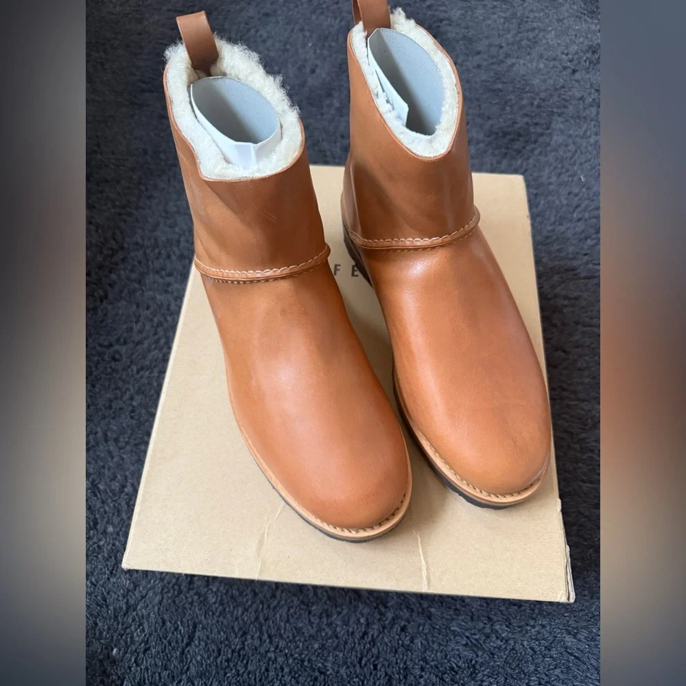FEIT Shearling Boot Limited Addition Men’s Leather Tan Boots
